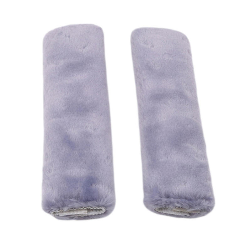 

2 шт. Універсальні м які накладки на ремінь безпеки автомобіля для дорослих жінок чоловіків Захисні накладки на плече шию груди Безпечні накладки на ремені One Size сірий