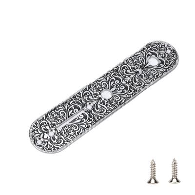 Elektrische Gitarre Control Plate Metall Geschnitztes Zubehör Ersatzteil für TL TELESilver