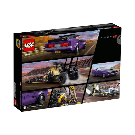 LEGO 76904 Mopar Dodge//SRT Top Fuel Dragster és 1970 Dodge