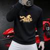 2026 Year of the Horse Men's Red Hoodie - Zodiac New Year Edition, Stylish and Prosperous