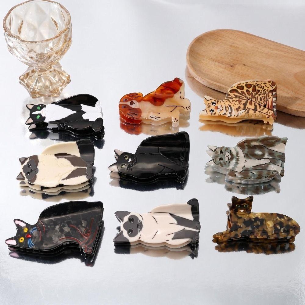 Acetate Material Animal Shape Hair Clip Cartoon Acetate Hair Clips Hair Barrettes Hair Accessories