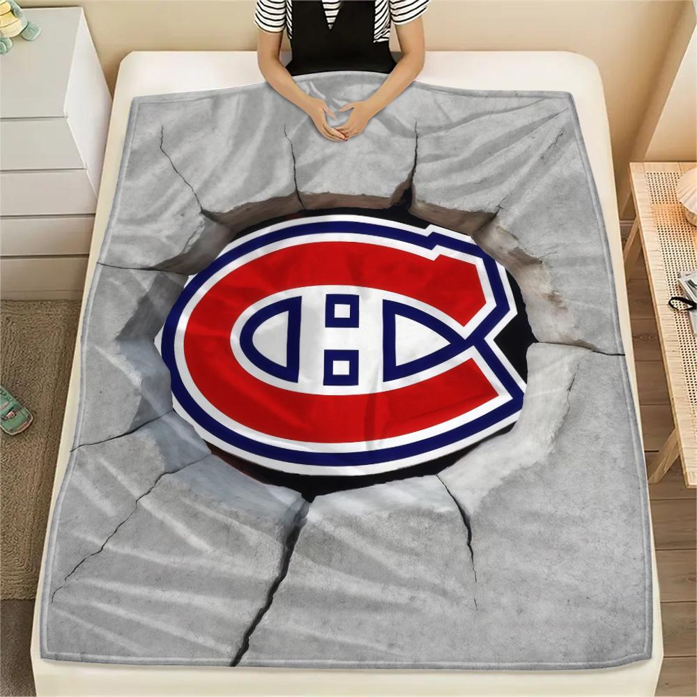 Montreal Canadiens2 Flannel Blanket, High Quality Comfortable for All Seasons, Home Decor, Warmth and Comfort