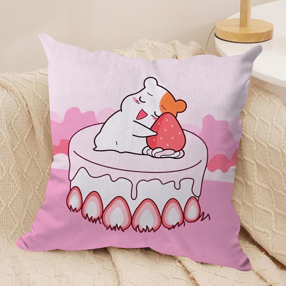 Cute E-Ebichus Funny Cushion Cover Pillowcase Ultra Soft Skin Friendly Fabric Cloud Like Comfort & Concealed Zipper