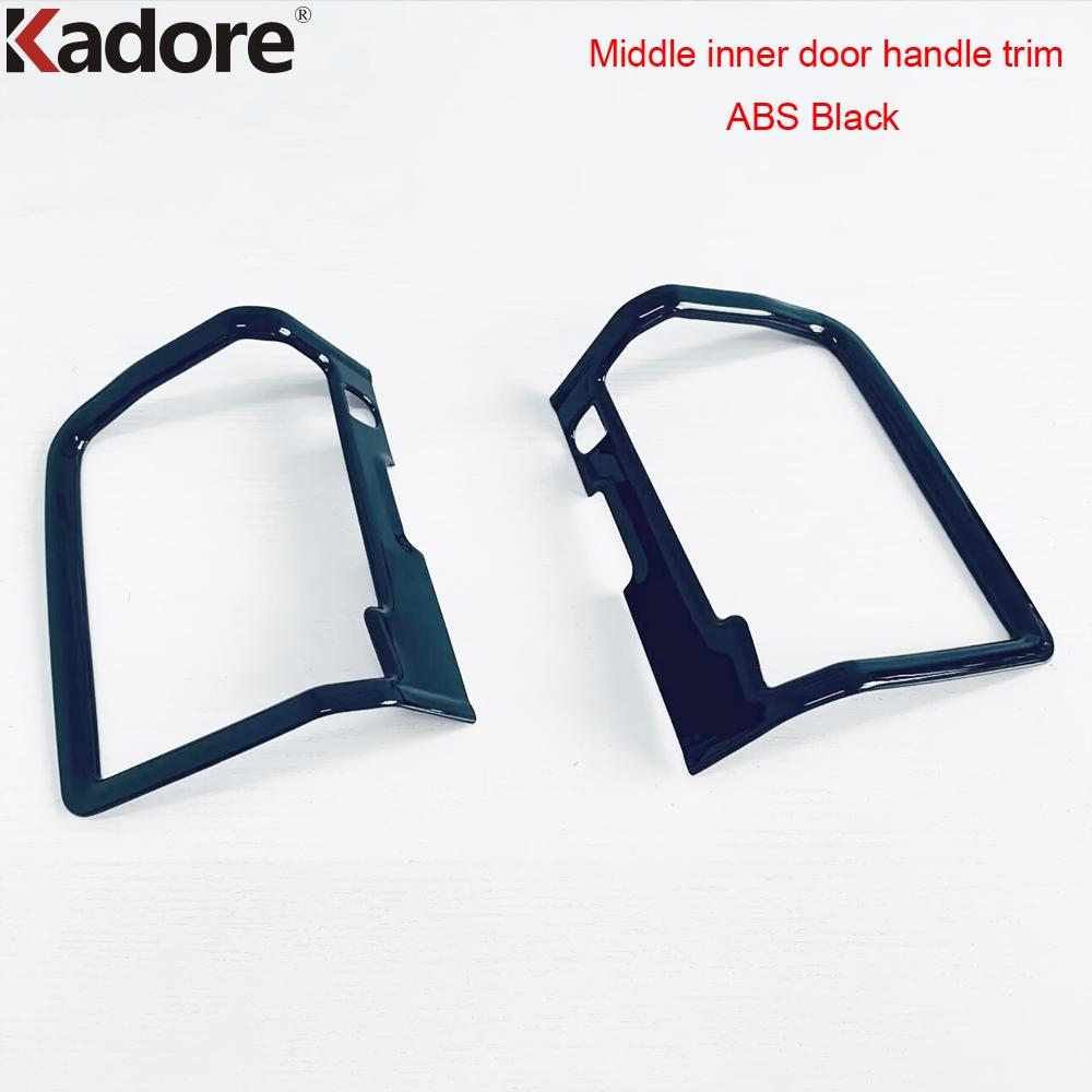 For Toyota Noah VOXY 90   2024 2025 2026 Carbon Fiber Car Inner Door Handle Cover Trim Interior Mouldings Accessories