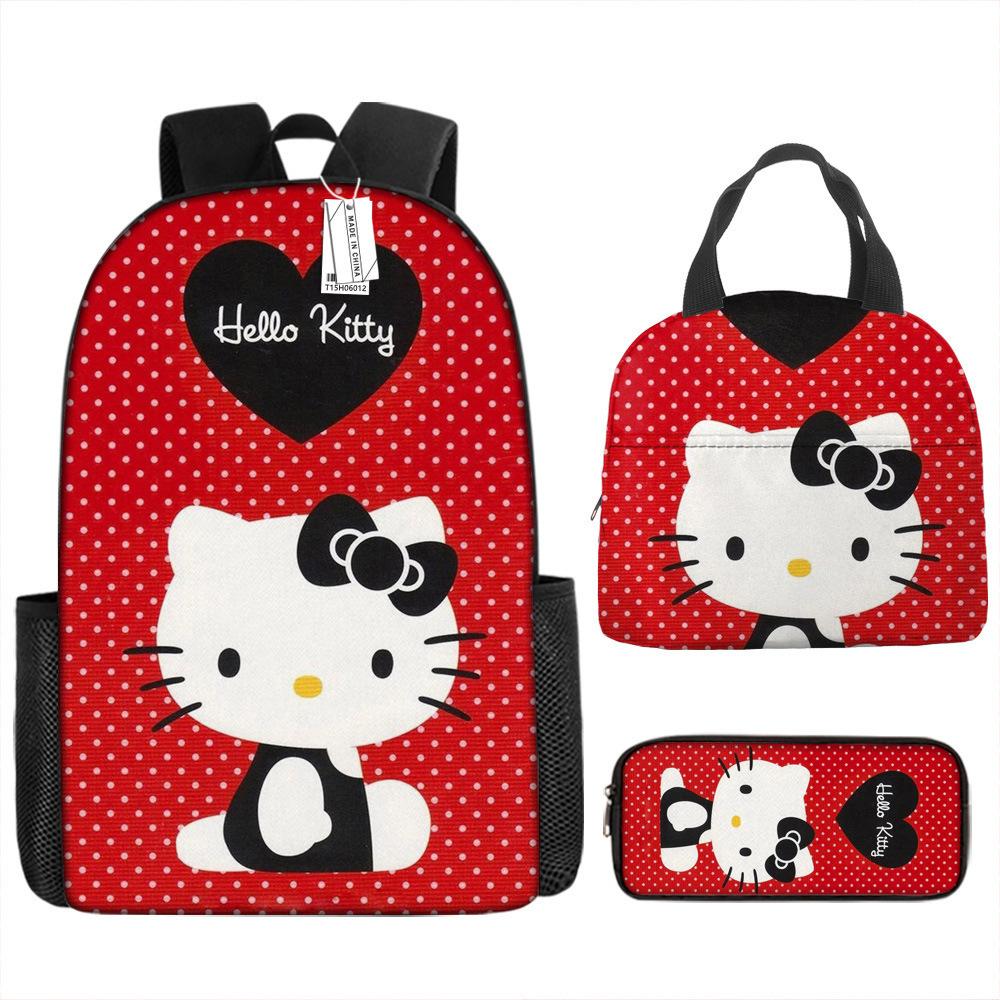 Student School Bag Bento Bag Insulated Lunch Bag Cartoon Cute Kt Children'S Backpack