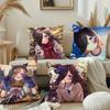 Rice Shower Hot Anime Umamusume Pillow Case Square Pillow Bedroom Sofa Leisure Comfort Cushion Car Home Decoration