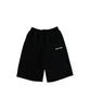Hetelo Extended Sweat Bermuda Pants (Black)