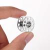 25pcs/Box Metal Spool Box Necessary  Spool For Household Sewing Machine Visible Mesh Storage Boxes DIY Sewing Tool Parts