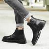 Heiß verkaufte Herbst- und Winter-Herrenstiefel Neuer trendiger Designstil Freizeit Business Täglich Büro Outdoor Motorrad Herrenschuhe