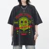 Vintage prané japonské anime Dorohedoro grafické tričko Unisex ležérní oversized Streetwear krátký rukáv měkká bavlna prodyšné tričko Topy