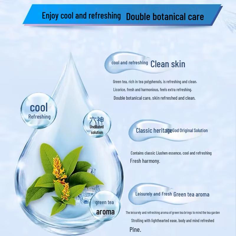 Liushen Refreshing Cooling Shower Gel