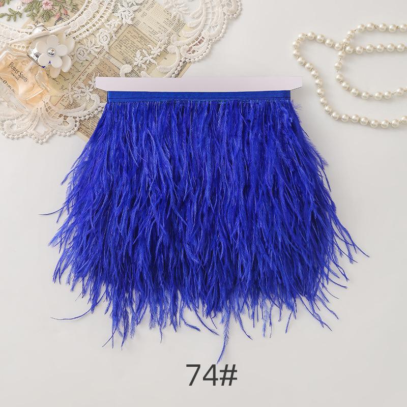 67 Color Clothing Accessories, 1 Meter Minimum Order On Ostrich Hair Cloth Edge, Decorative Feather Cloth Edge