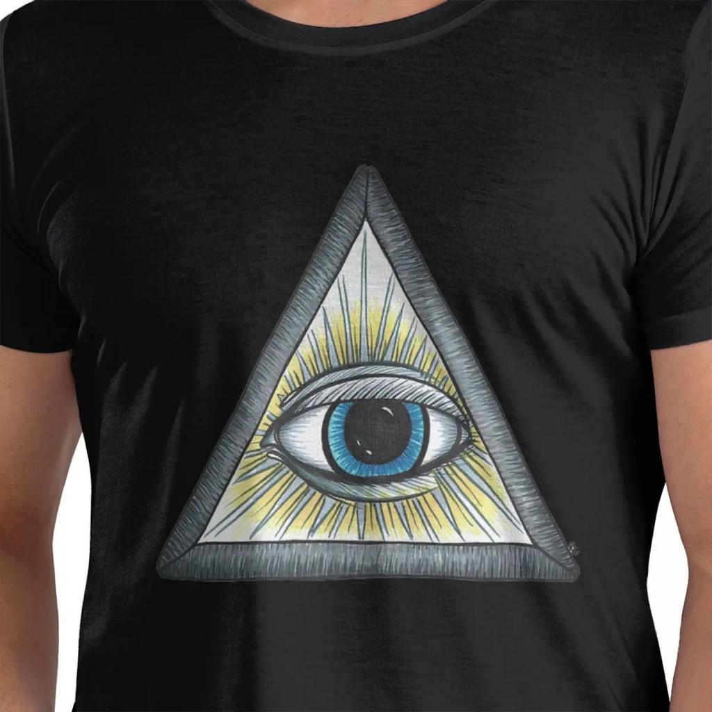 Eye Illuminati 7 Tshirt For Unisex Cotton Oversized T Shirts Unisexs Tees Short Round Neck Summer Clothes Tops S6xl