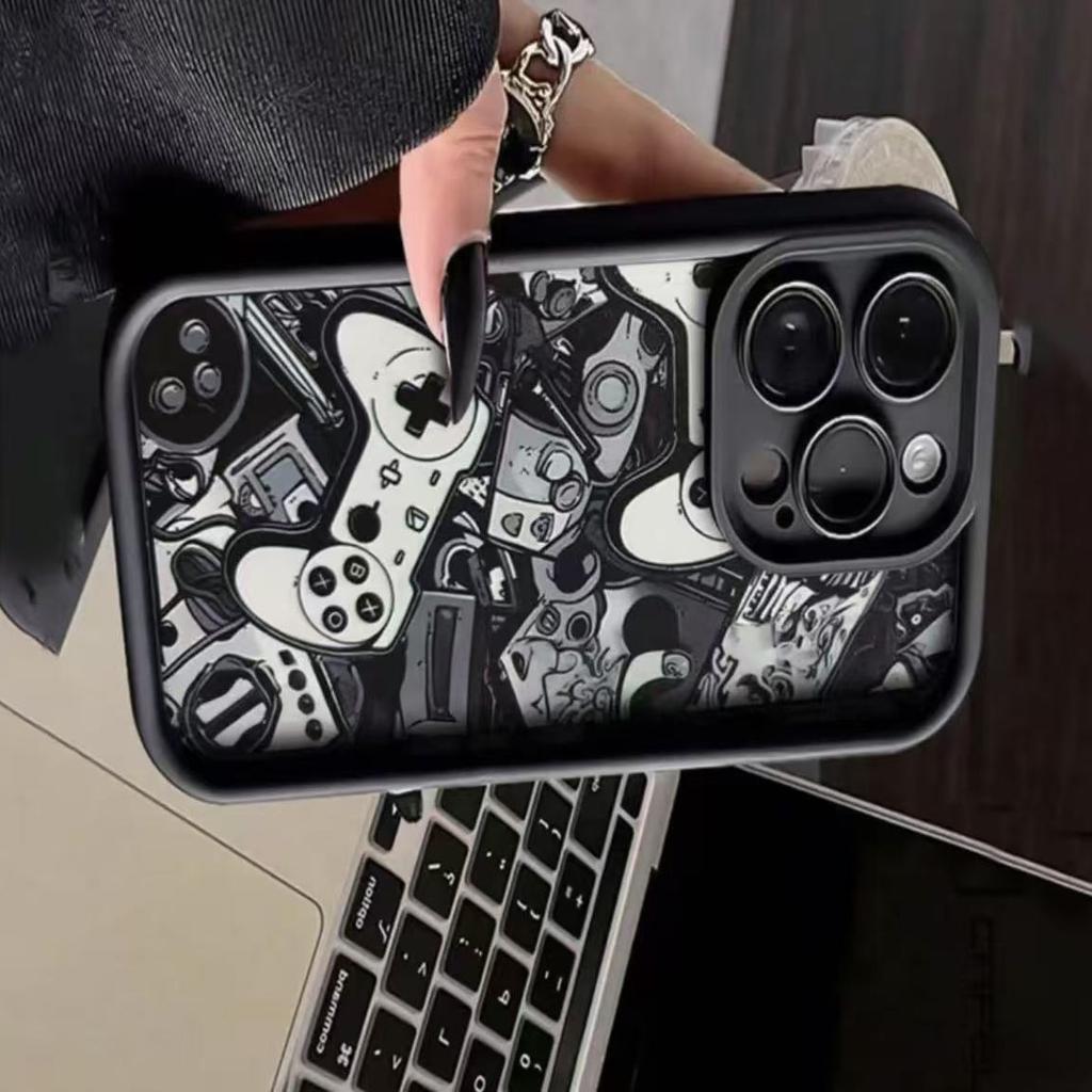Retro Gamepad for Iphone17pro Mobile Phone Case Apple 15 Foreign Trade 1413 New 12/16