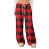 Women's Fleece Wide Leg  Elastic Waist Drawstring Loose Pants Drawstring Pajama Pants Sleepwear Trousers