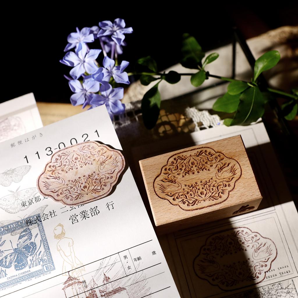 vintage Wood Stamp, WutheringHeights Series, Salt Style, Versatile DIY, Light Retro, European and American Style