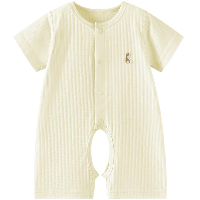 TONGTAI Baby Short-Sleeved Pure Cotton Romper