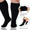 Nadměrná velikost 7XL Extra široké ponožky Podkolenky Ponožka na sádru k vycházkové obuvi Lymfedém