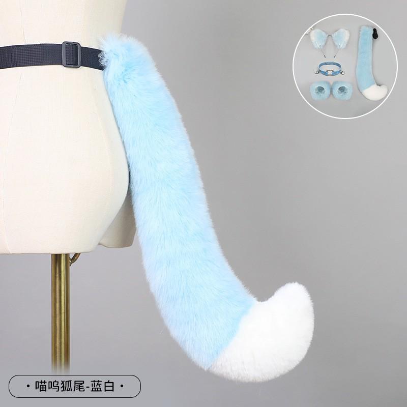 Bandeau Oreilles de Chat Lolita Peluche Fait Main Pince à Cheveux Renard Accessoire Animal Kawaii Femmes Filles