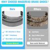 Front/Rear Brake Shoes for Honda CRF 70F 80F 100F 2004-14, CR 60R 83-84, XR 80R 100R 85-04, Ruckus NPS 50 50S 03-21, CHF 50/50 P/S Metropolitan 02-11