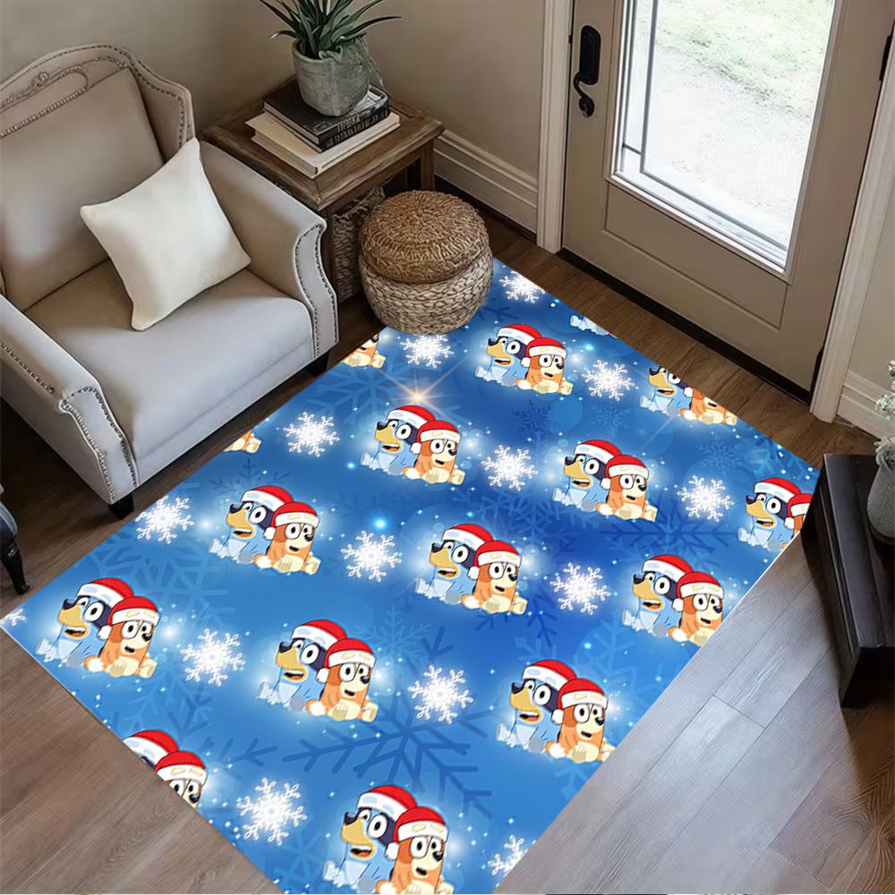 Bluey Bingo Hug Carpet Design for Decorate room Foyer Playrooms Living Rooms Antislip Carpet Anime Office Decor Gift for Festivals