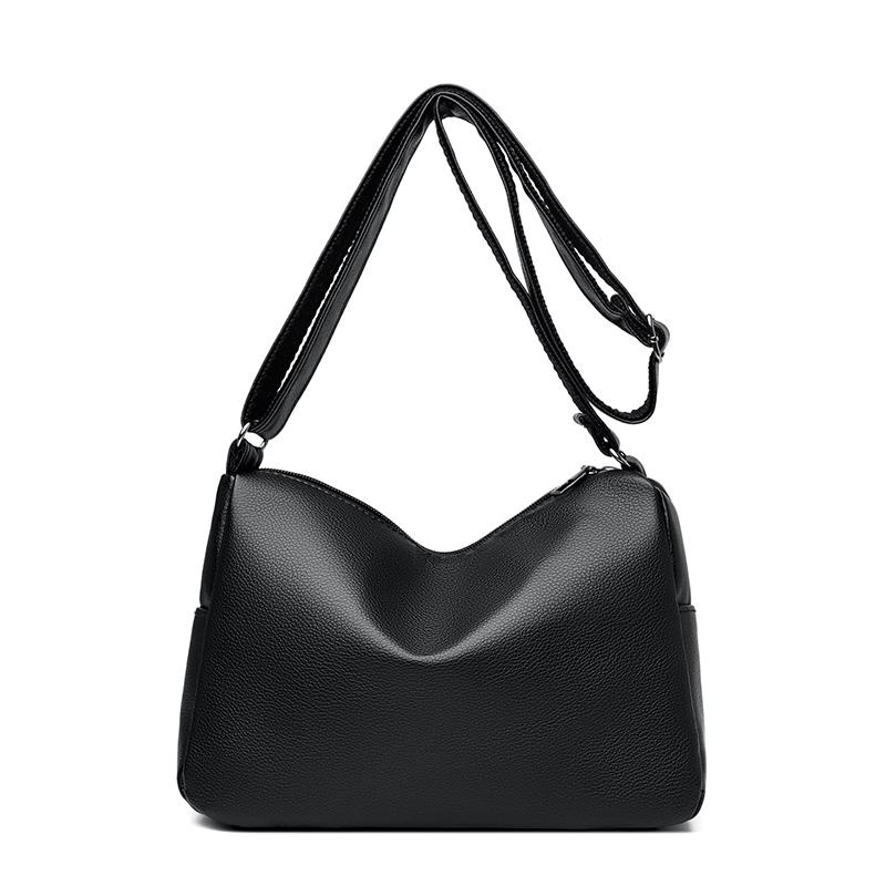 Large Capacity Women's Bag PU Shoulder Bag Mother Bag