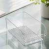Refrigerator Storage Box, Large Opening Design Transparent Storage Bin, Food-Grade Crisper Box for Kitchen Cabinet Pantry Organization