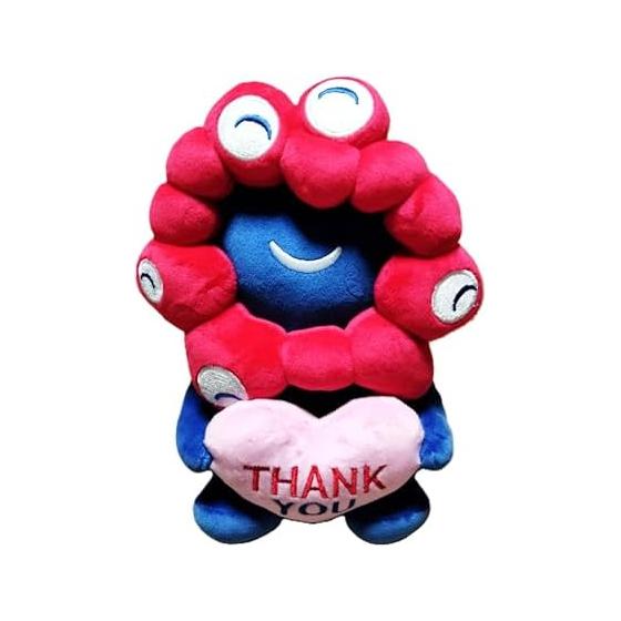 Osaka/Kansai Expo Myak Myrtle Heart Stuffed Toy Pink THANKYOU [EXPO2025] Chewy Mascot Expo Store Limited Souvenir Return Gift Present Size 21cm x