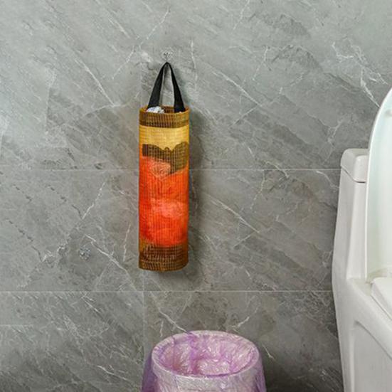 1/3Pcs Kitchen Garbage Bag Holder Large Capacity Easy to Install Wall Mount Trash Bag Dispenser Hanging Storage Bag Organizer