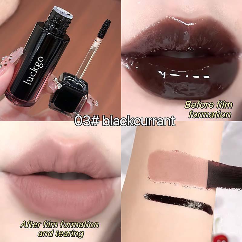 Cross Luckgo Waterproof Peel-off Lip Tint: Long-lasting Matte Korean-Style for Students.