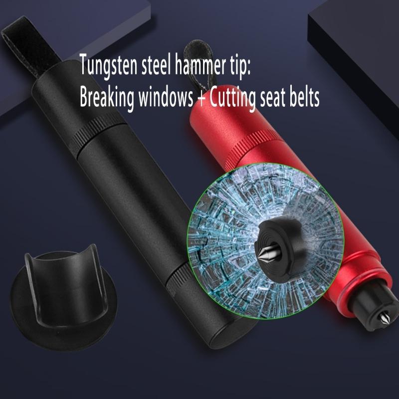 Emergency Window Breaker Tool For Vehicle With Ergonomic Design For Safe Use Ensures Passenger Safety During Emergencies