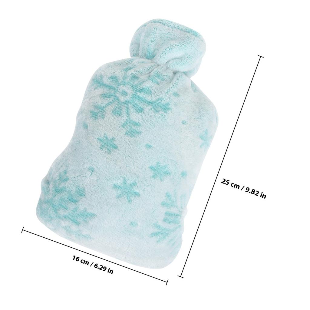 Hot Water Bag Cover 1 Piece Decorative Hand Warmer Cover Washable Reusable Insulated Protective Sleeve for Winter Warmth