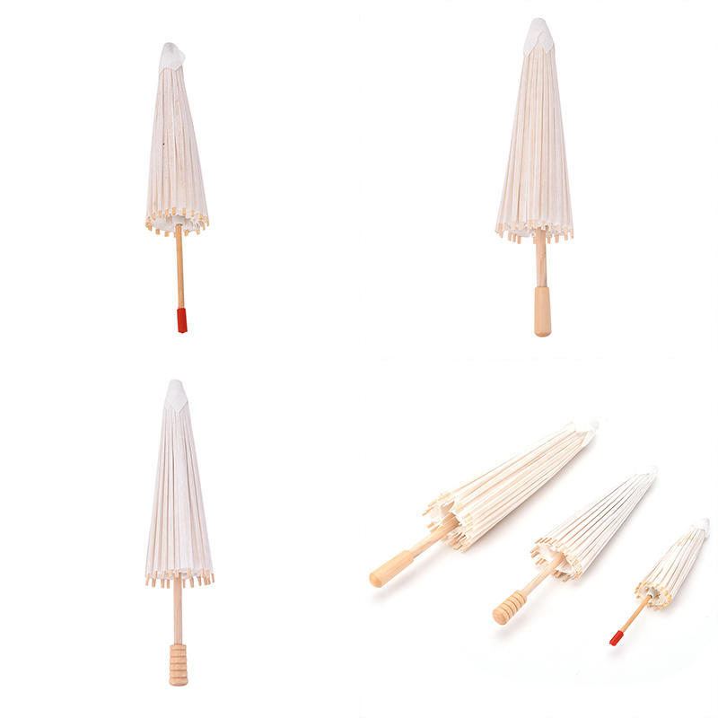 1 Pcs Paper Umbrella Kids Diy Accessory Chinese Traditional Craft Decoration