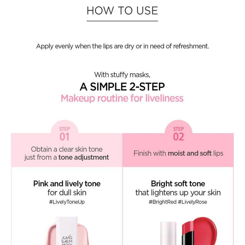 JUNG SAEM MOOL - Lip-Pression Water Tinted Lip Balm - 2 Colors