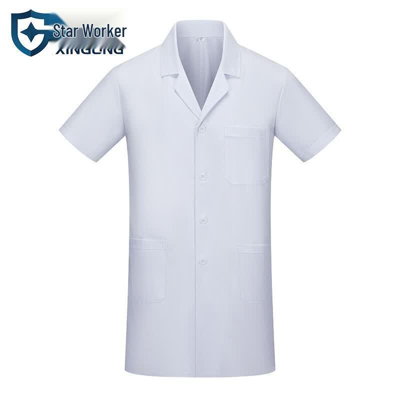 XINGGONG Women s Slim Fit White Lab Coat XL