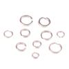Split Rings Fishing 100Pcs Stainless Steel Lure Rings Saltwater Terminal Tackles Split Rings Fishing Connectors Snap Rings
