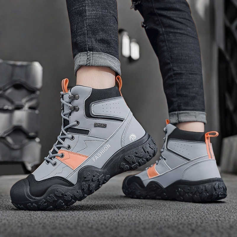 Fashion Flat Sole Spring-autumn Sneakers Boots Men Branded Boots Shoes Shoses For Man Sports Brands Tenix Trend Products Collection