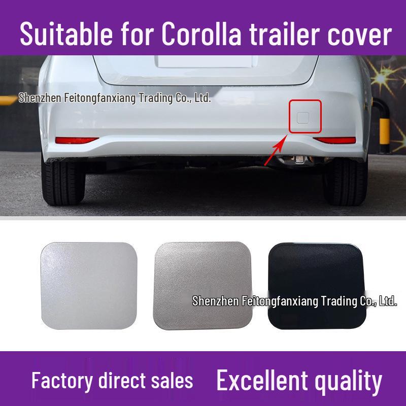 

Крышка заднего буксировочного крюка для бампера Toyota Corolla 2019-2025 годов выпуска Super White Rear Tow Hook Cover