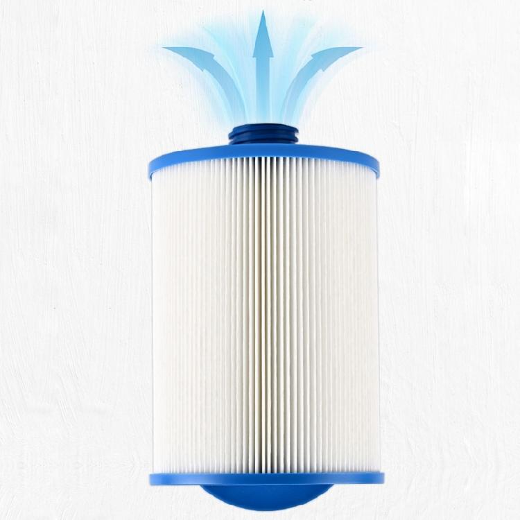 Pool Pump Filter for Spa and Swimming Pool Care, Pleated Media Filter with Single Replacement Unit for Service and Routine Cleaning