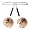 Eyebrow Ruler Stainless Steel Measure Professional Stencils Three-Point Shaping Position Template Beauty School Coesmetic