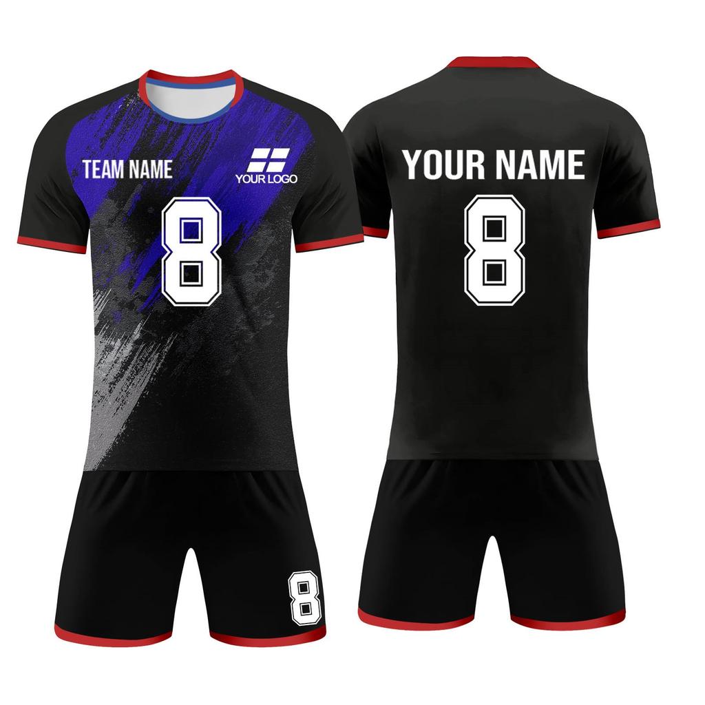 Personalised Shirts Kit Mens Girls With Name Number Custom Football Jerseys For Boys Training Suit