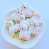 10Pcs New Cute Resin Mini Cartoon Duck Series Flat Back Fit Phone Deco Parts DIY Embellishments for Hair Bows Accessories