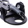 1 Pair Cycling Folding Black Metal Road Bike Rear Seat Footrests Bike Pedals Bicycle Foot Pegs