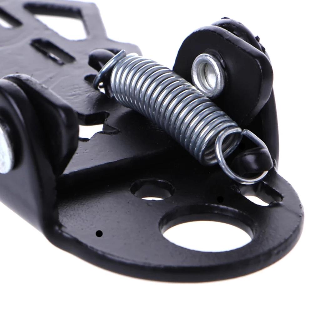 1 Pair Cycling Folding Black Metal Road Bike Rear Seat Footrests Bike Pedals Bicycle Foot Pegs