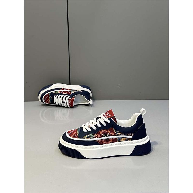 Spring casual board shoes breathable thick-soled comfortable sneakers