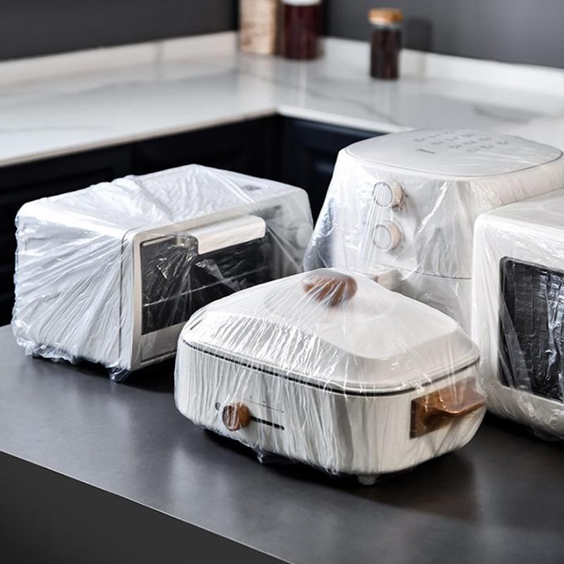 Disposable Dust Cover Household Appliances Extra Large Thickened Fan Rice Cooker Microwave Oven Universal Transparent Cover