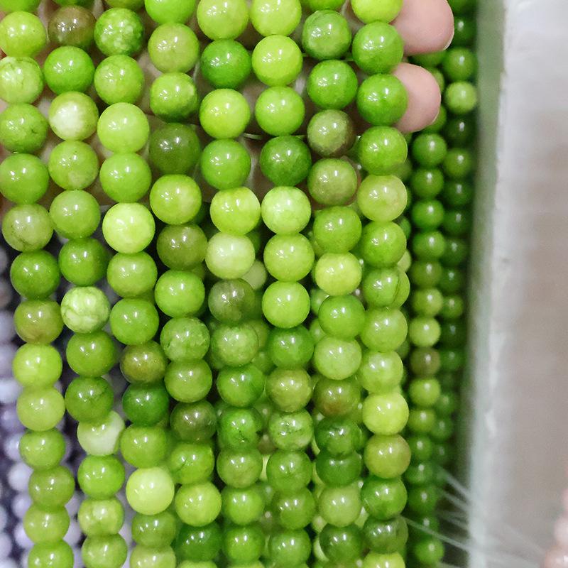 Natural Stone Crystal Beads: Round Beads for Jewelry - Colored Necklaces, Bracelets, Pendants DIY Accessories