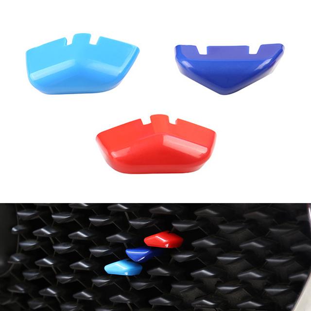 

3Pcs Fit For Mazda CX30 CX-30 ABS Car Front Grill Front Face Right Side Decoration Trim Molding Accessories NEW 3Pcs