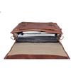 Handmade Full Grain Leather Messenger Bag by Parrys Leather World, Vintage Laptop Briefcase for Work