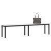 Bench White 200 X 35 X 45 Cm Solid Pine Wood